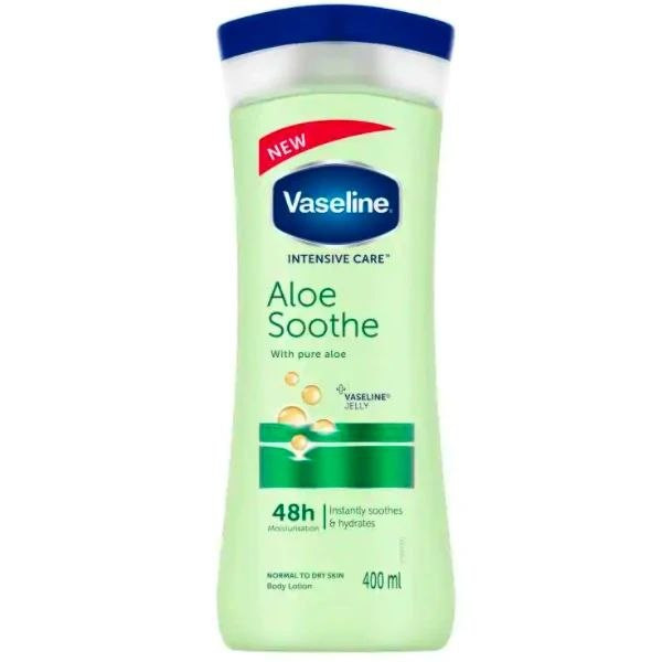 لوسیون بدن وازلین مدل Aloe Soothe